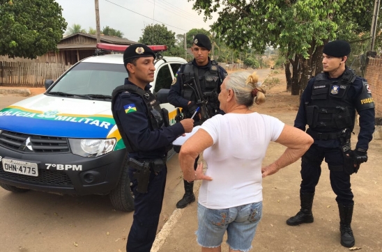 10-08 Polícia Militar registra o primeiro TCO em Monte Negro