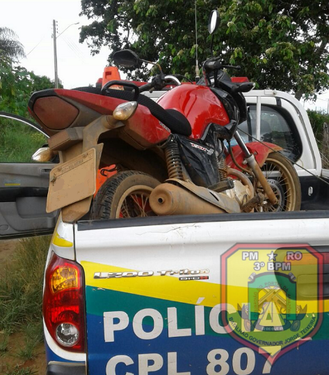 Motocicleta recuperada