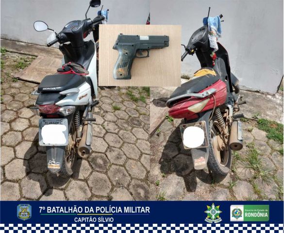 15-03 ARIQUEMES Em ação rápida PMRO captura infrator e recupera duas motos roubadas1