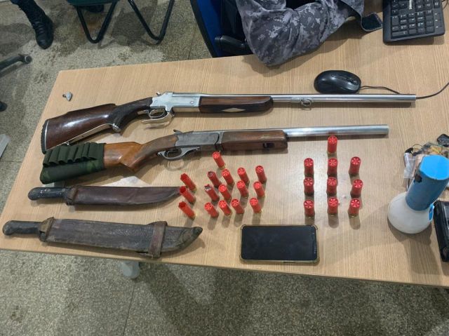 28-02 VALE DO JAMARI - PMRO apreende duas armas de fogo de fabricação artesanal copy