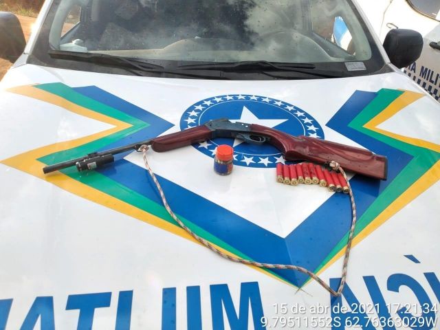 15-04 Operação Paz no Campo Em Rio Crespo Polícia Militar apreende arma de fogo e munições 1